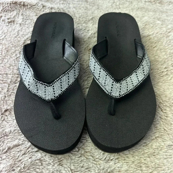 Womens Braid Comfortable Arch Support Flip Flops Soft Cushion Sandals - Size 9 - Picture 6 of 16